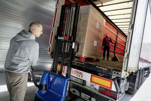 Warenauslieferungslager Inter-Supply in Dronten Niederlande