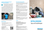 Factsheet zum Thema Notfallvorsorge