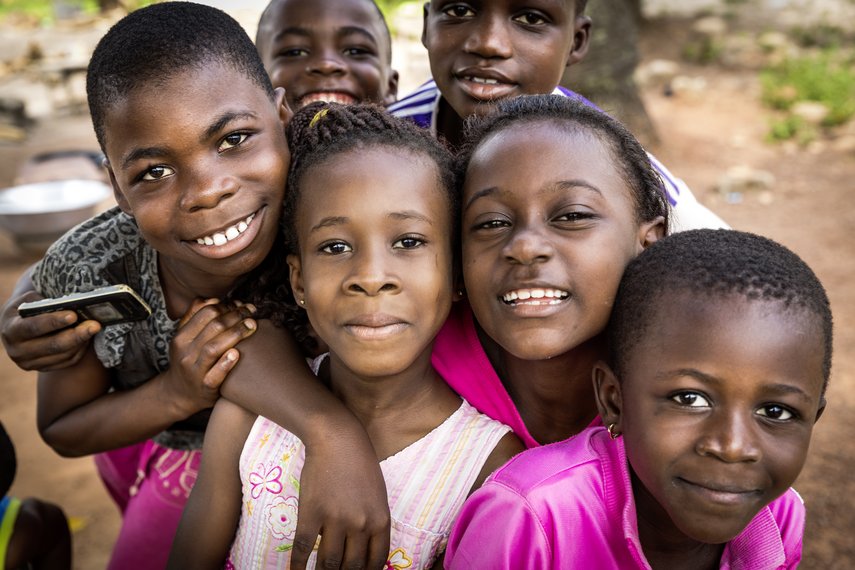 Opportunities Industrialization Centers OICG; Kumasi; Ghana; Afrika; Kinder von Familien, welche in der Nachbarschaft von Opportunities Industrialization Centers OICG in Kumasi Ghana leben.(c) 2013 Frank Schultze / Zeitenspiegel