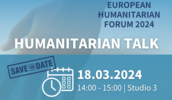 Humanitarian Talk in Brussels.