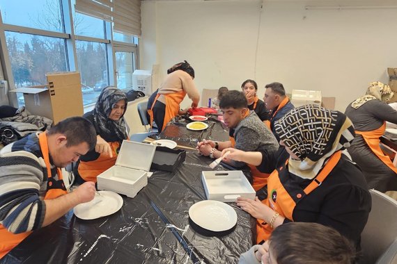 Blick in die Werkstatt: Hier entstehen die Kunstwerke.