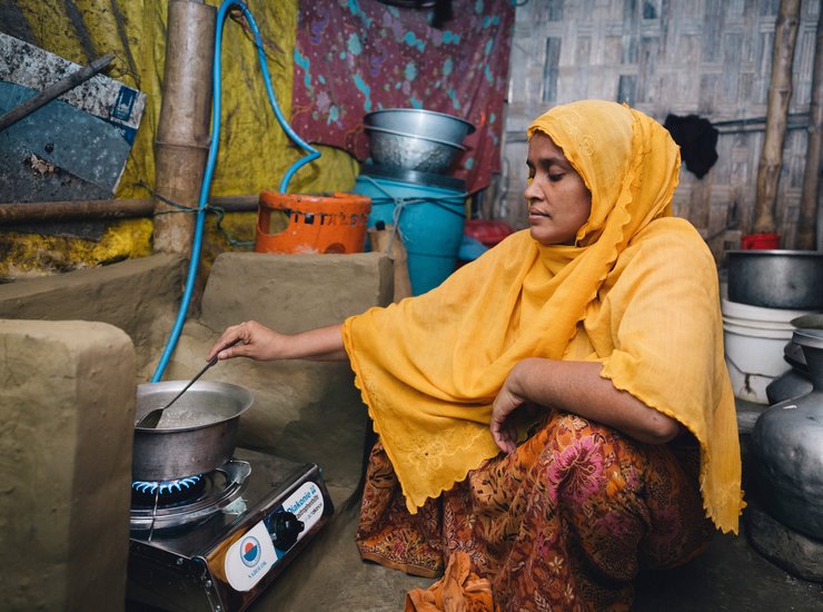 Rohingya Flüchtlingscamp in Teknaf/Cox`s Bazar Bangladesch