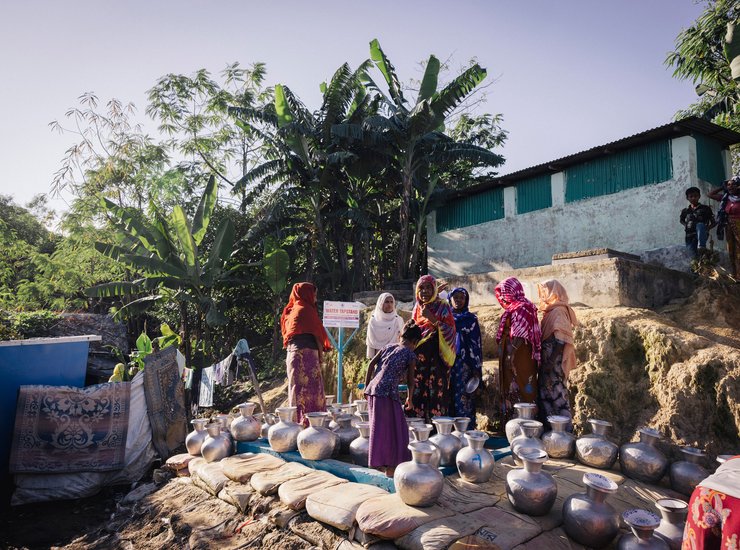 Rohingya Flüchtlingscamp in Teknaf/Cox`s Bazar Bangladesch