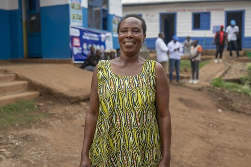 Shamavu Lubago eine Mitarbeiterin eines Gesundheitsdienstes in Nord Kivu