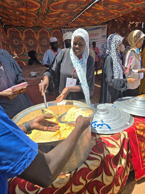 Suppenküche im Sudan