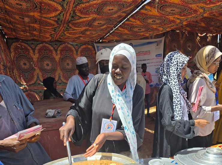 Suppenküche im Sudan