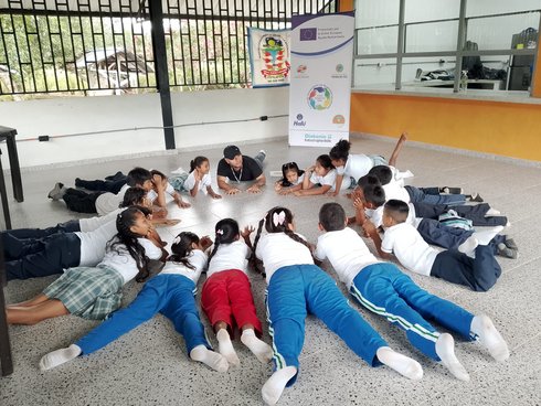Kinder bei psychosozialer Untersützungssession