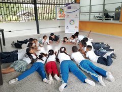 Kinder bei psychosozialer Untersützungssession