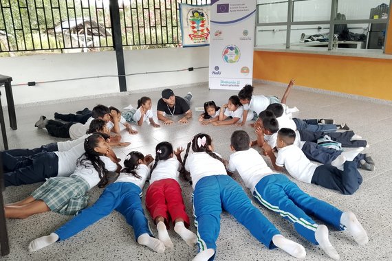 Kinder bei psychosozialer Untersützungssession