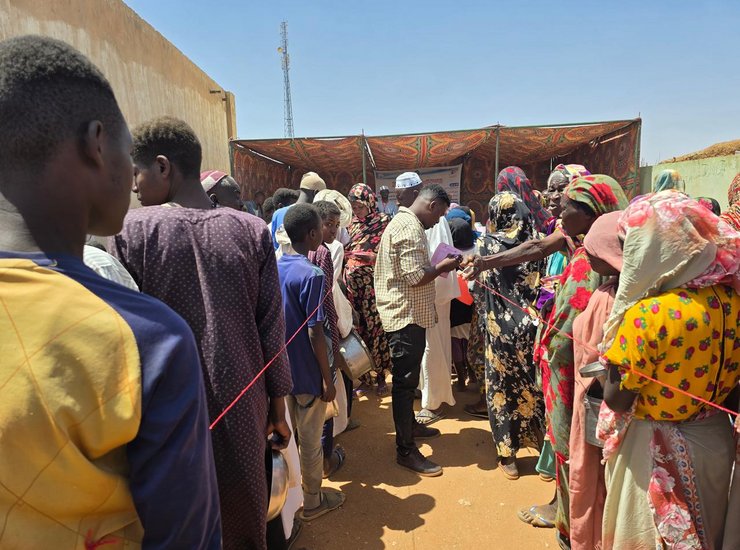 Suppenküche im Sudan