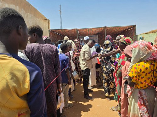 Suppenküche im Sudan