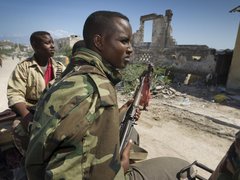 Soldaten in Mogadischu