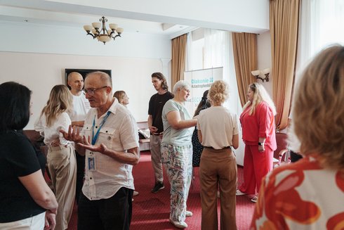 Teambuilding mit Führungskräften ukrainischer Hilfsorganisationen