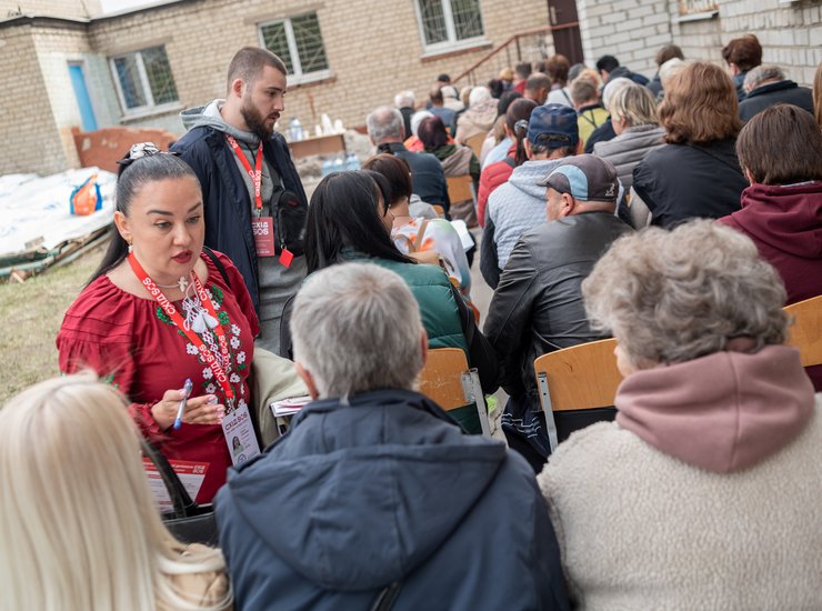 Humanitäres Zentrum in Charkiw