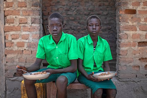 Schulspeisuung im Südsudan