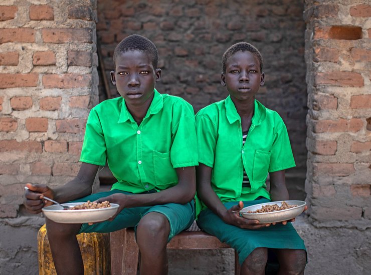 Schulspeisuung im Südsudan