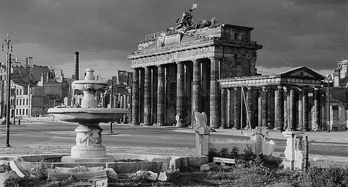 Brandenburger Tor schwarz-weiß