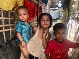 Kinder im Flüchtlingscamp Cox Bazar