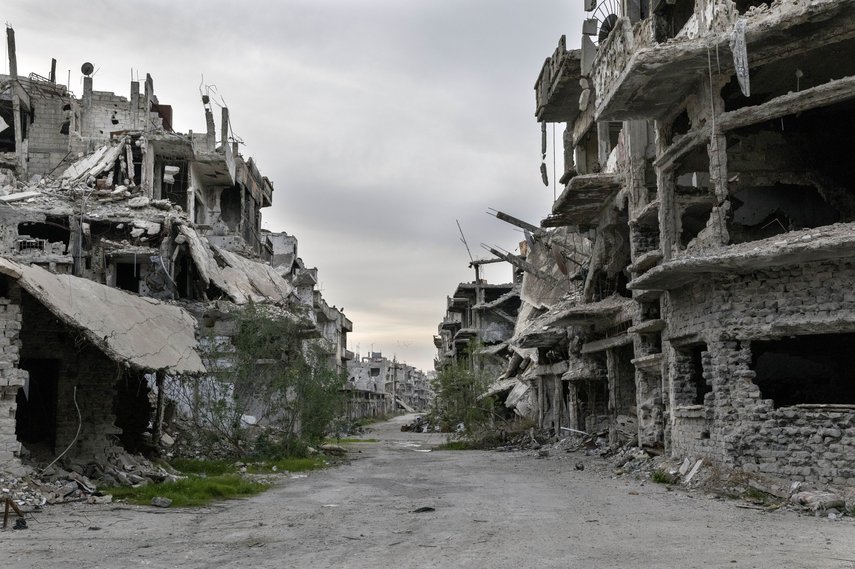 Trümmer und Ruinen in Syrien
