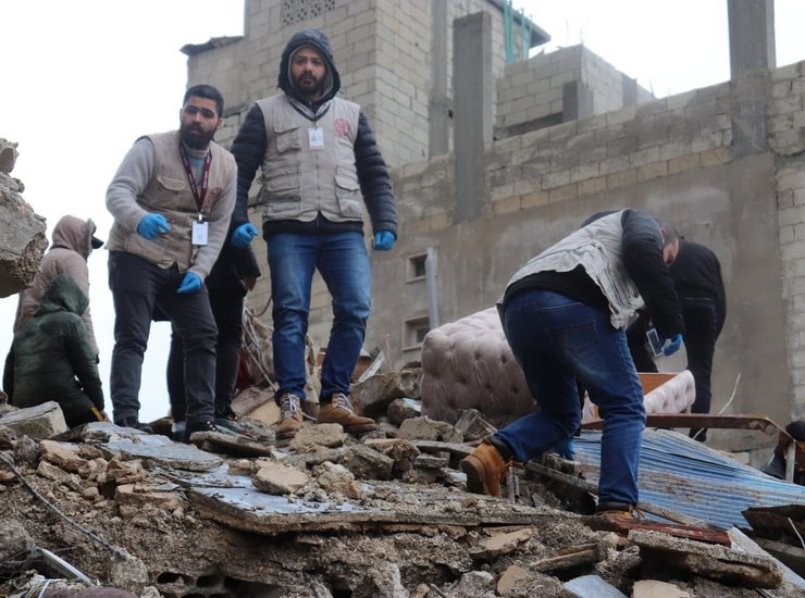 Erdbeben in Syrien und der Türkei
