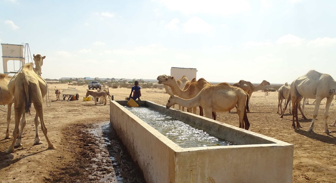 Wasserstelle in Somalia
