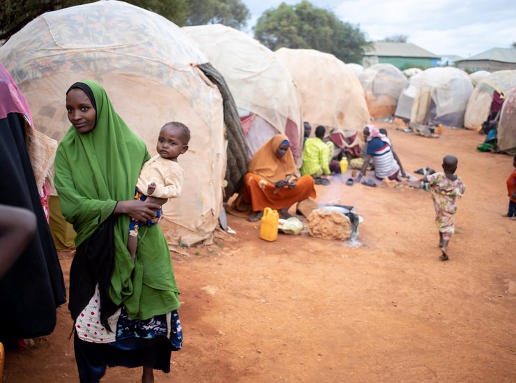 Flüchtlingslager in Somalia